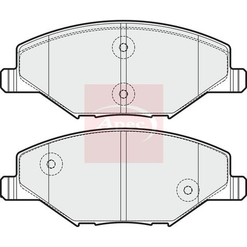 Apec Front Brake Pad Set PAD1958
