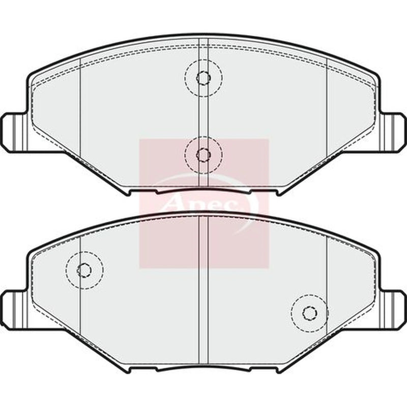 Apec Front Brake Pad Set PAD1958