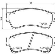 DON Front Brake Pad Set PCP1592