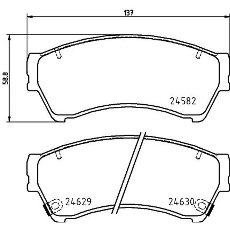 DON Front Brake Pad Set PCP1592