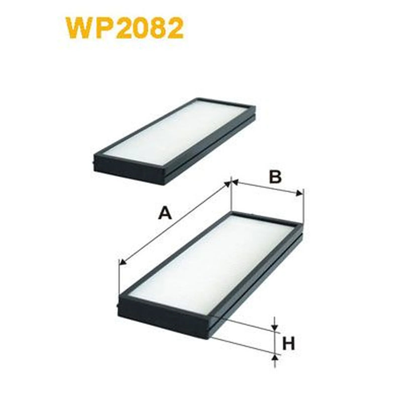 WIX Cabin Air Filter (Pollen Filter) WP2082