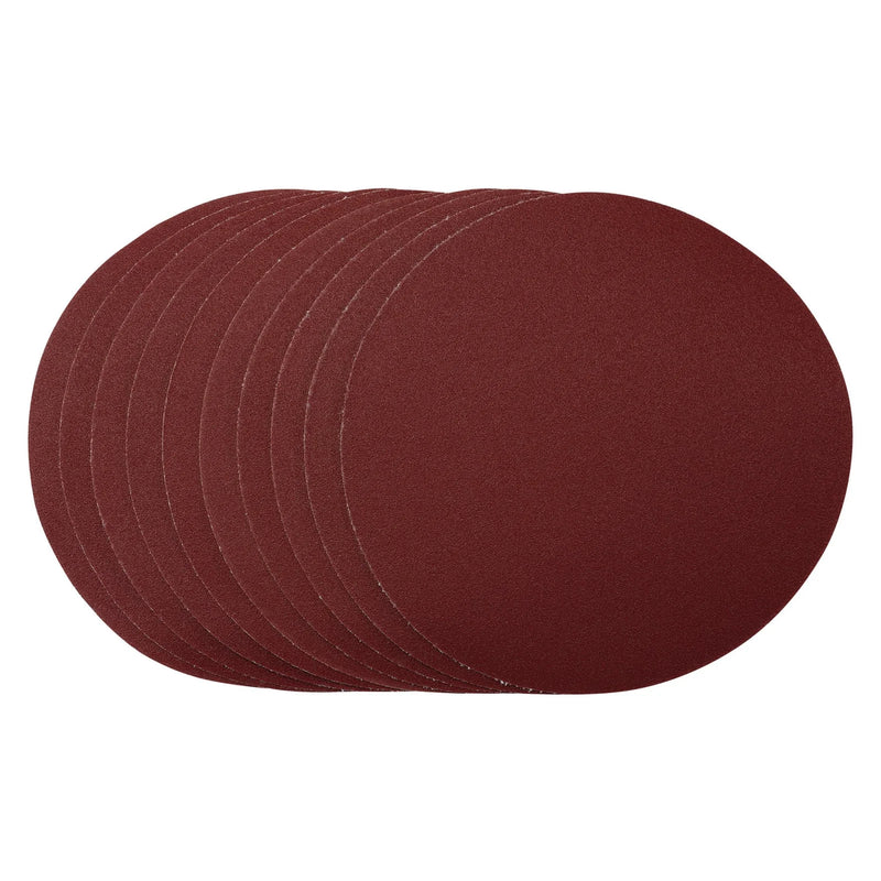 Draper Sanding Discs, Hook & Loop, 120 Grit, Pack of 10