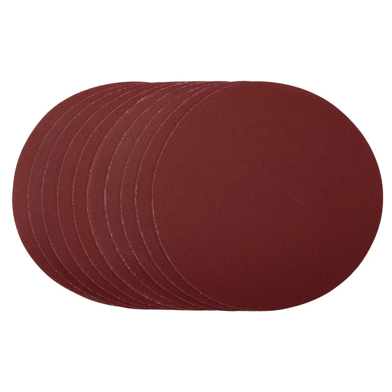 Draper Sanding Discs, Hook & Loop, 240 Grit, Pack of 10