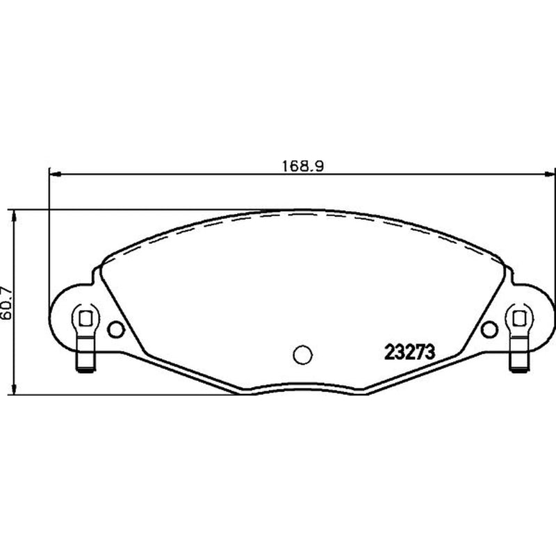 DON Front Brake Pad Set PCP1469