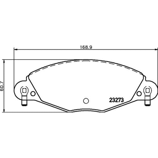 DON Front Brake Pad Set PCP1469