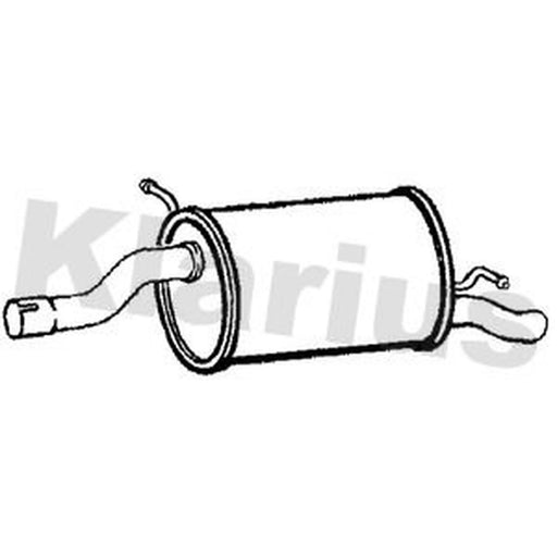 Klarius Box With Tail Pipe Rear AR248L