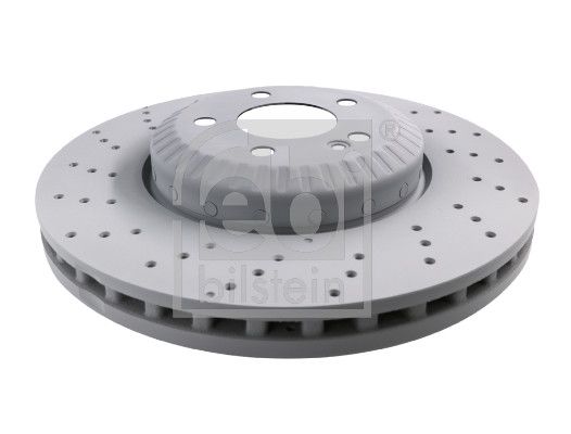 Febi 2 x Brake Disc Set Two-Piece Brake Disc Front