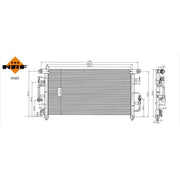 NRF Air Conditioning Condenser 35423