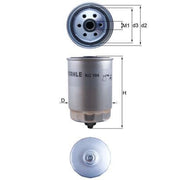 Mahle Fuel Filter Element KC 104
