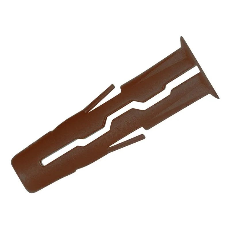 Rawlplug Brown UNO® Plugs 7 x 30mm (Pack 1000) - R-UNO-BRN-1000