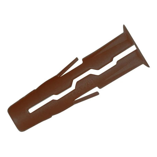 Rawlplug Brown UNO® Plugs 7 x 30mm (Pack 1000) - R-UNO-BRN-1000