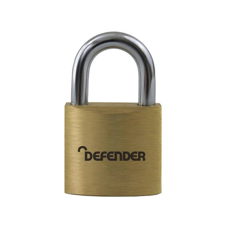 DEFENDER Brass Padlock 20-60mm