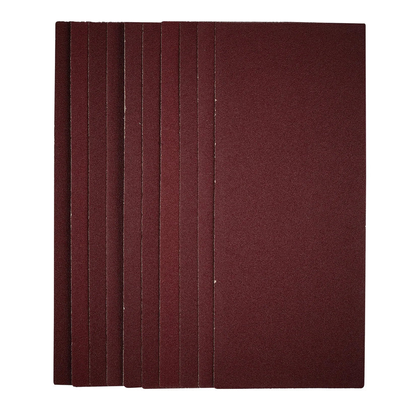 Draper Sanding Sheets 115x280mm 80 Grit Pack of 10