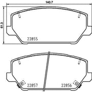 DON Front Brake Pad Set PCP1754