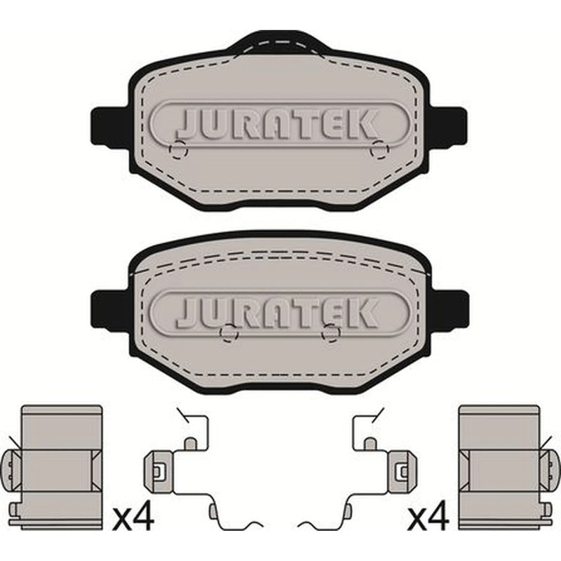 Juratek Rear Brake Pad Set JCP4119