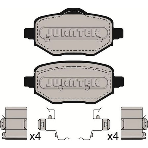 Juratek Rear Brake Pad Set JCP4119