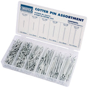 Draper Split Pin Assortment 555 Pieces in Plastic Storage Case