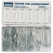 Draper Split Pin Assortment 555 Pieces in Plastic Storage Case