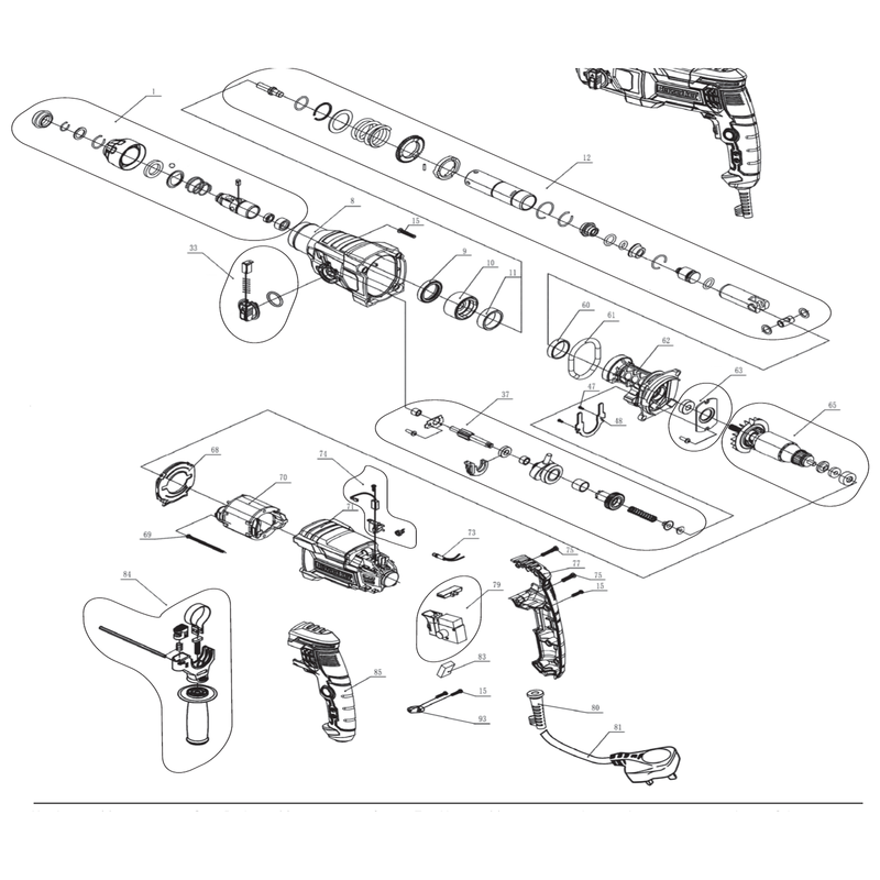 Draper Bearing Assembly YSDSHD1050D-63