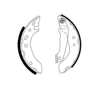 Textar Brake Shoe Set Axle Kit 91043700
