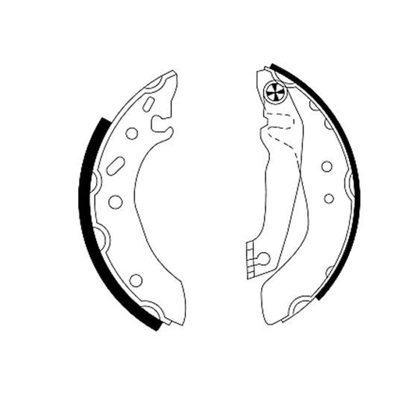 Textar Brake Shoe Set Axle Kit 91043700