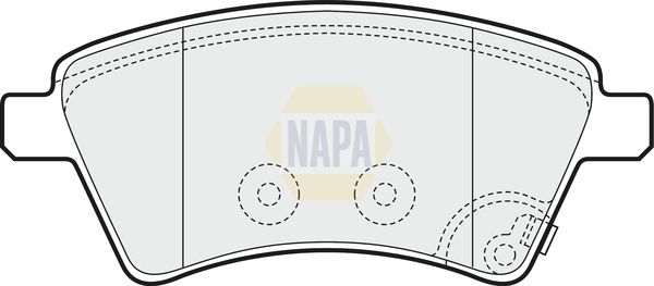 NAPA Front Vented & Rear Vented Brake Discs & Pads fits FIAT SUZUKI