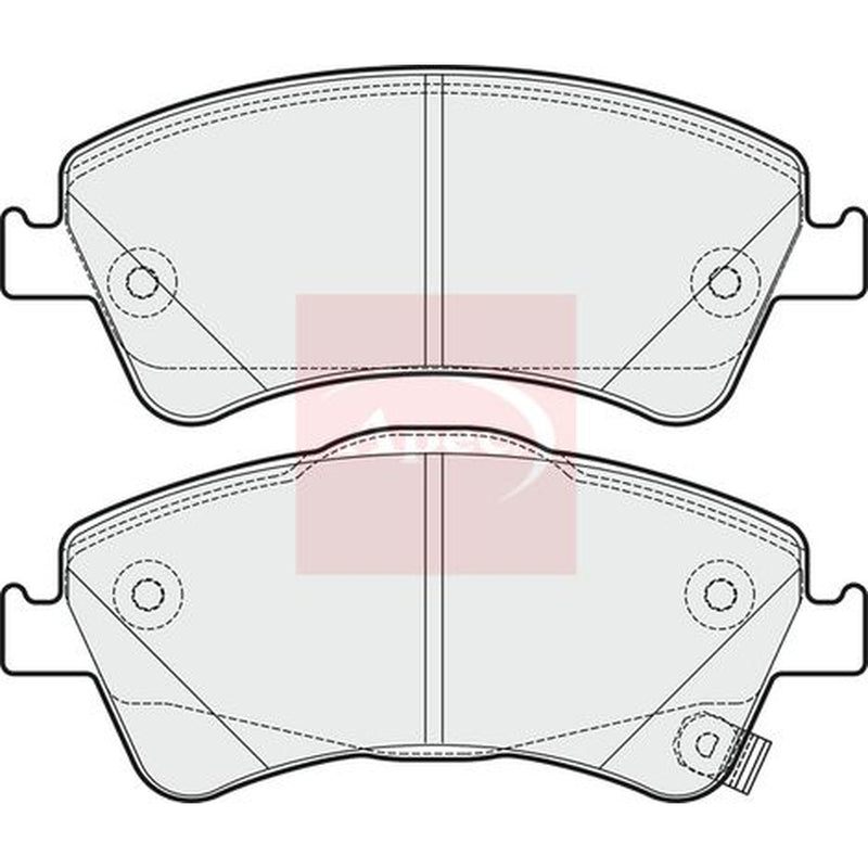 Apec Front Brake Pad Set PAD1646
