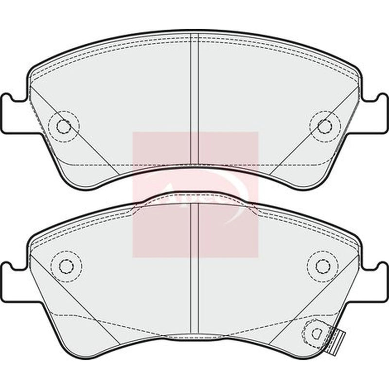 Apec Front Brake Pad Set PAD1646