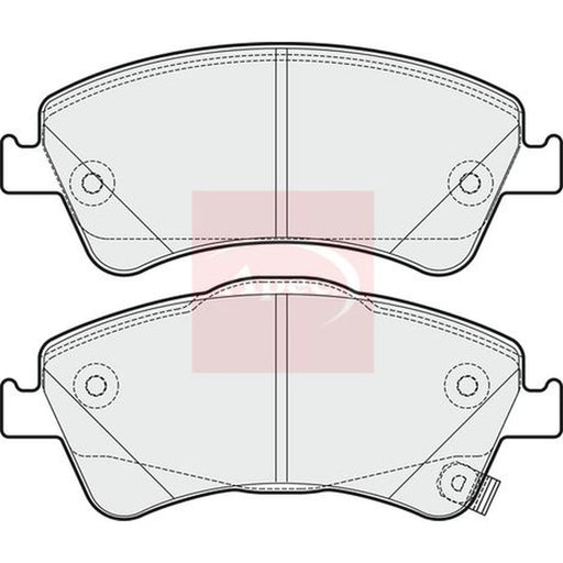 Apec Front Brake Pad Set PAD1646