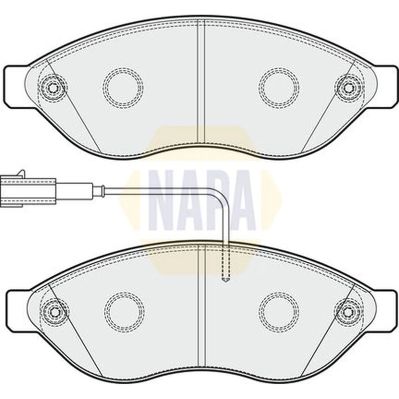 NAPA Front Brake Pad Set NBP1453