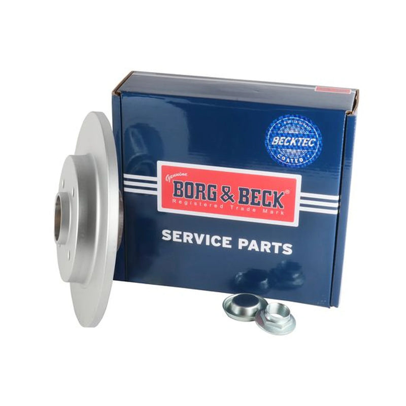 Borg & Beck 2 x Solid Rear Brake Discs BBD5842S