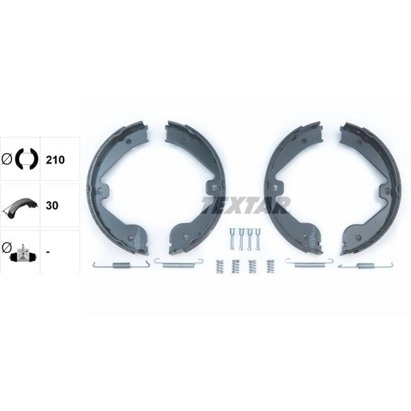 Textar Parking Brake Shoe Set 91062400