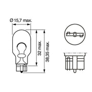 Bosch Car Light Bulb HID (high-pressure discharge tube) W2.1x9.5d 12V 16W 1 987 302 275