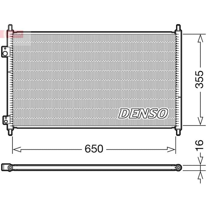 Denso Air Conditioning Condenser DCN40018