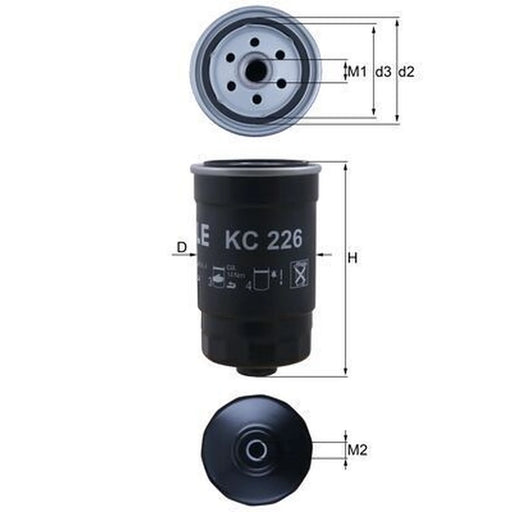 Mahle Fuel Filter Element KC 226