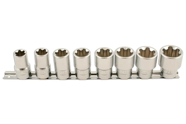 Laser Tools Torx Plus® Socket Set 1/2"D 8pc - PL