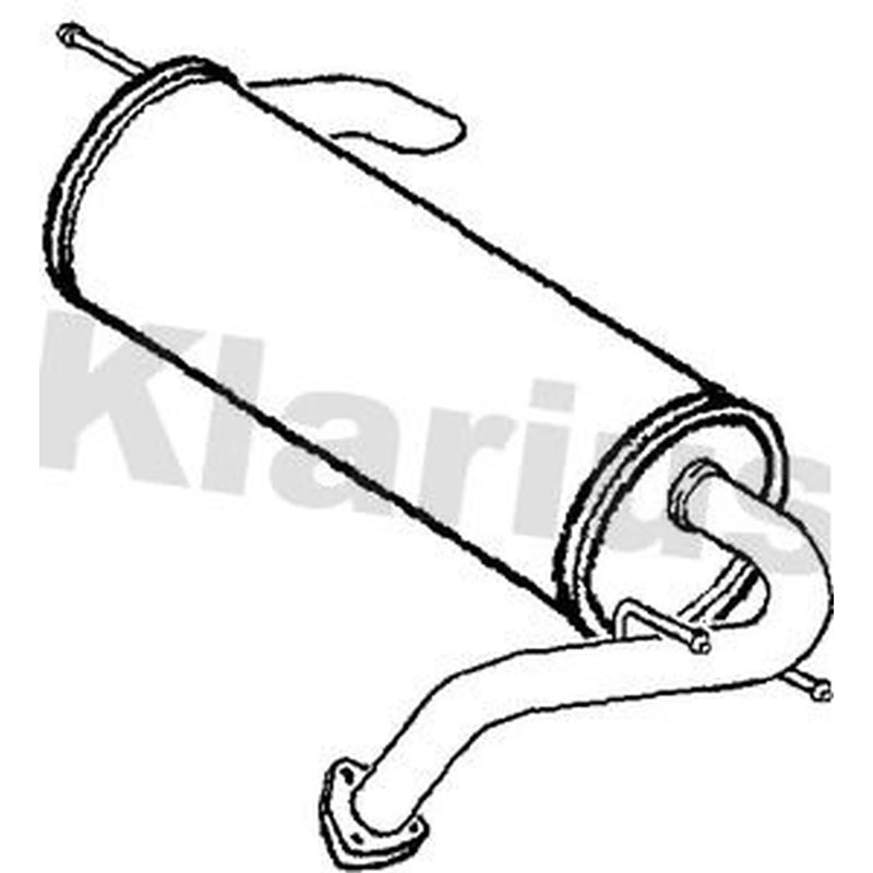 Klarius Box With Tail Pipe Rear CL308E