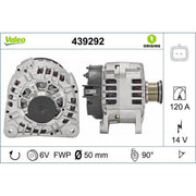 Valeo Car Alternator 12V 439292