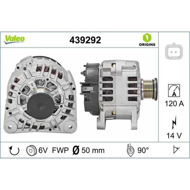 Valeo Car Alternator 12V 439292