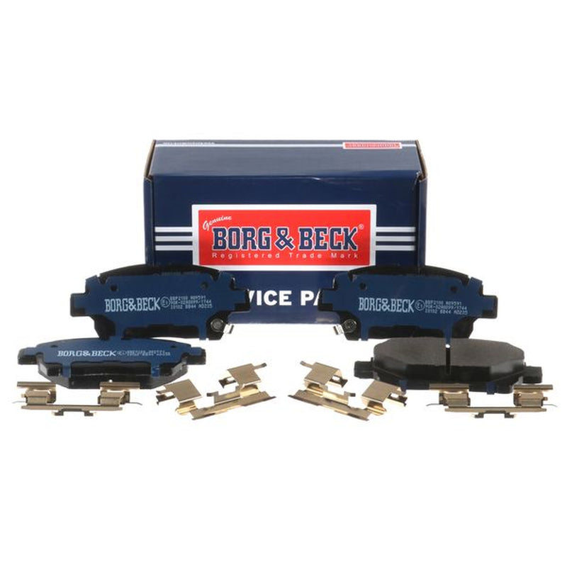 Borg & Beck 4 x Front Brake Pad Set BBP2100