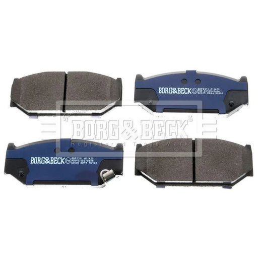Borg & Beck 4 x Front Brake Pad Set BBP2311