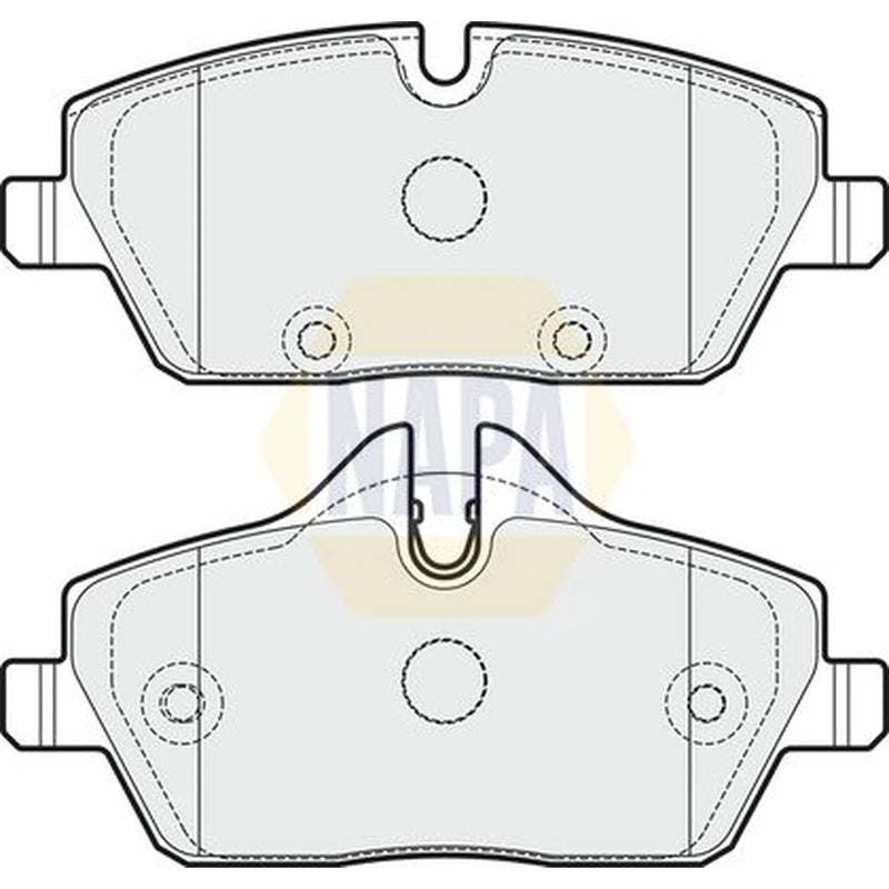 NAPA Front Brake Pad Set NBP1663