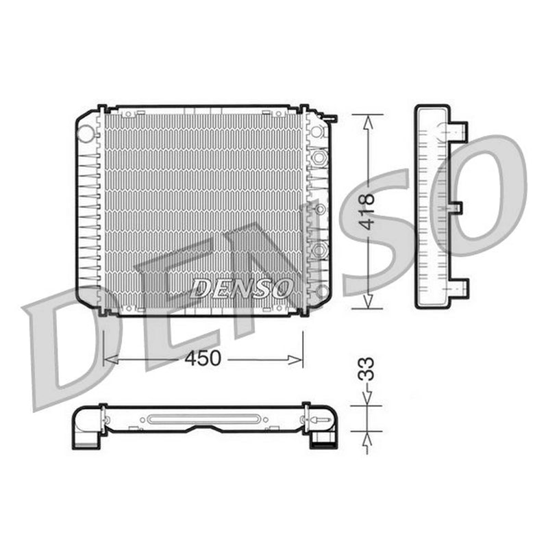 Denso Engine Radiator DRM33005
