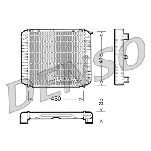 Denso Engine Radiator DRM33005