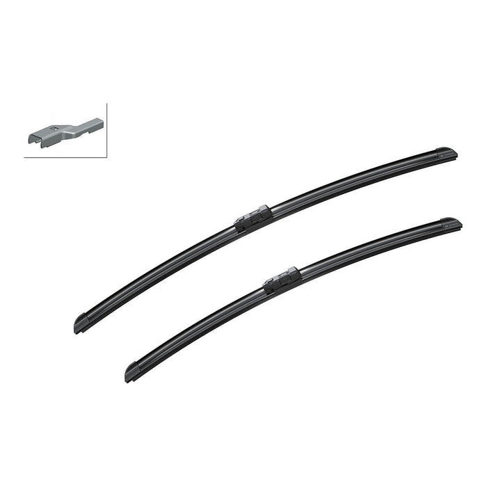 Bosch Aerotwin Flat Blade A855S Front Window Windscreen Wiper Blade Set Pair Bosch  - Town Parts