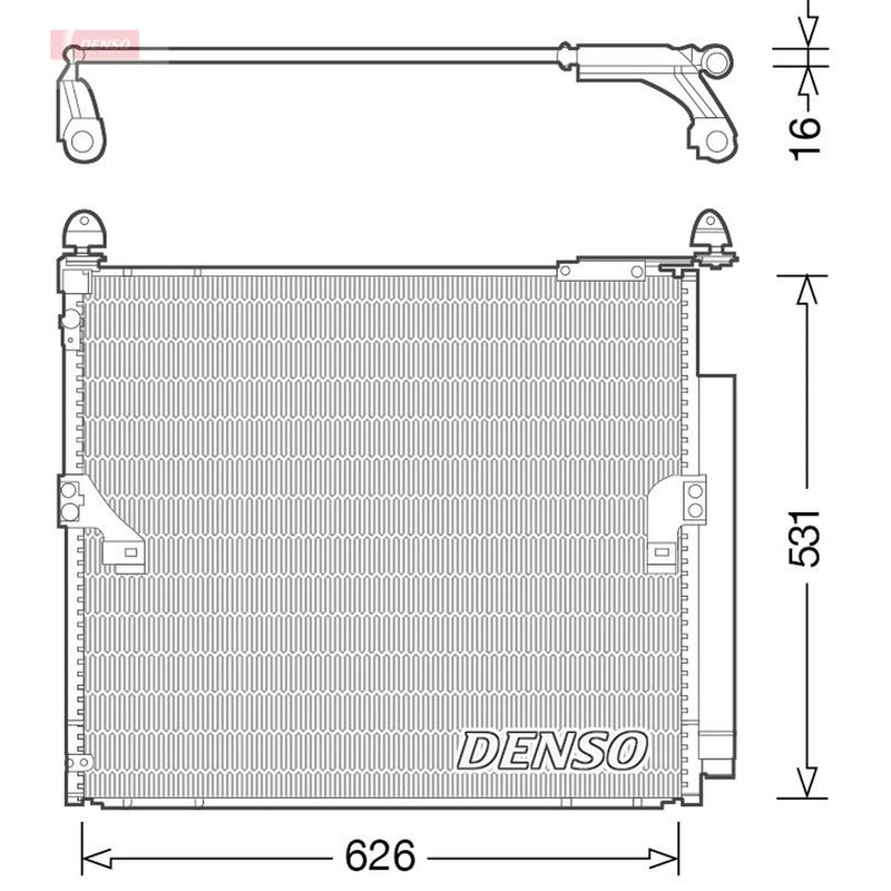 Denso Air Conditioning Condenser DCN50038