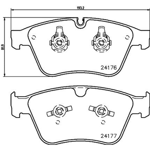 Mintex Front Brake Pad Set MDB2983