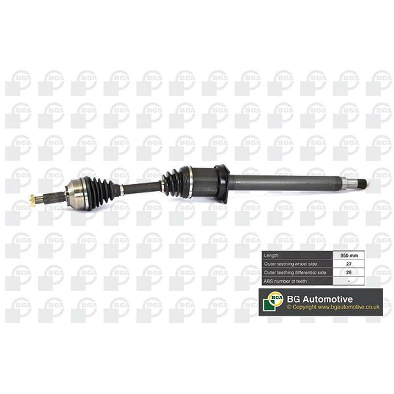 BGA CV Drive Shaft Driveshaft Front Right DS3300R