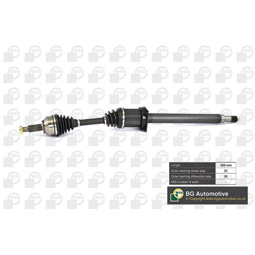 BGA CV Drive Shaft Driveshaft Front Right DS3300R