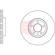 Apec 2 x Vented Front Brake Discs DSK3119
